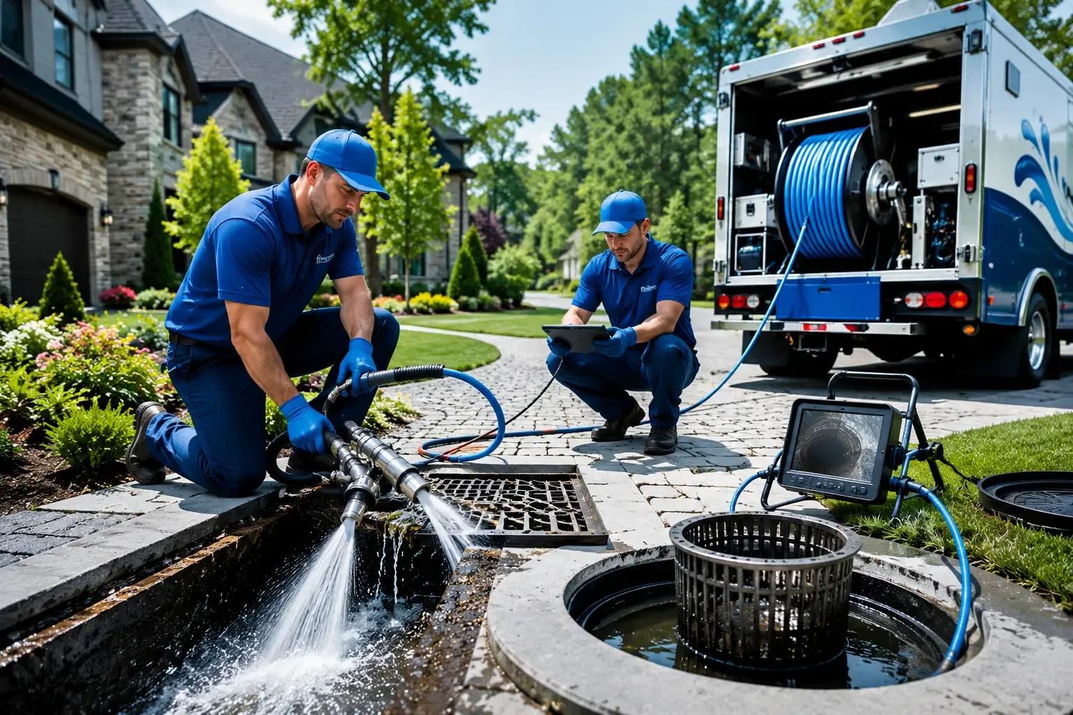 Local outdoor drain cleaning professionals in Riverton, CT